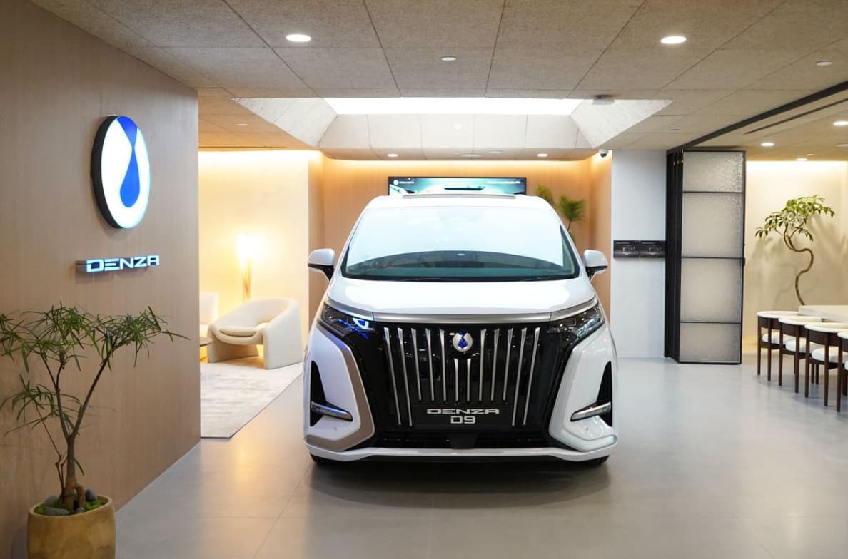 Denza Model Displayed Inside BYD by 1826 Cafe