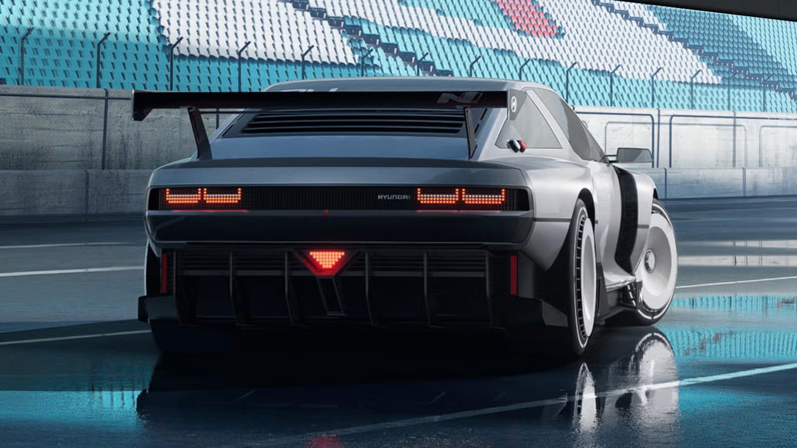 Hyundai N74 Rear Profile and Aerodynamic Diffuser